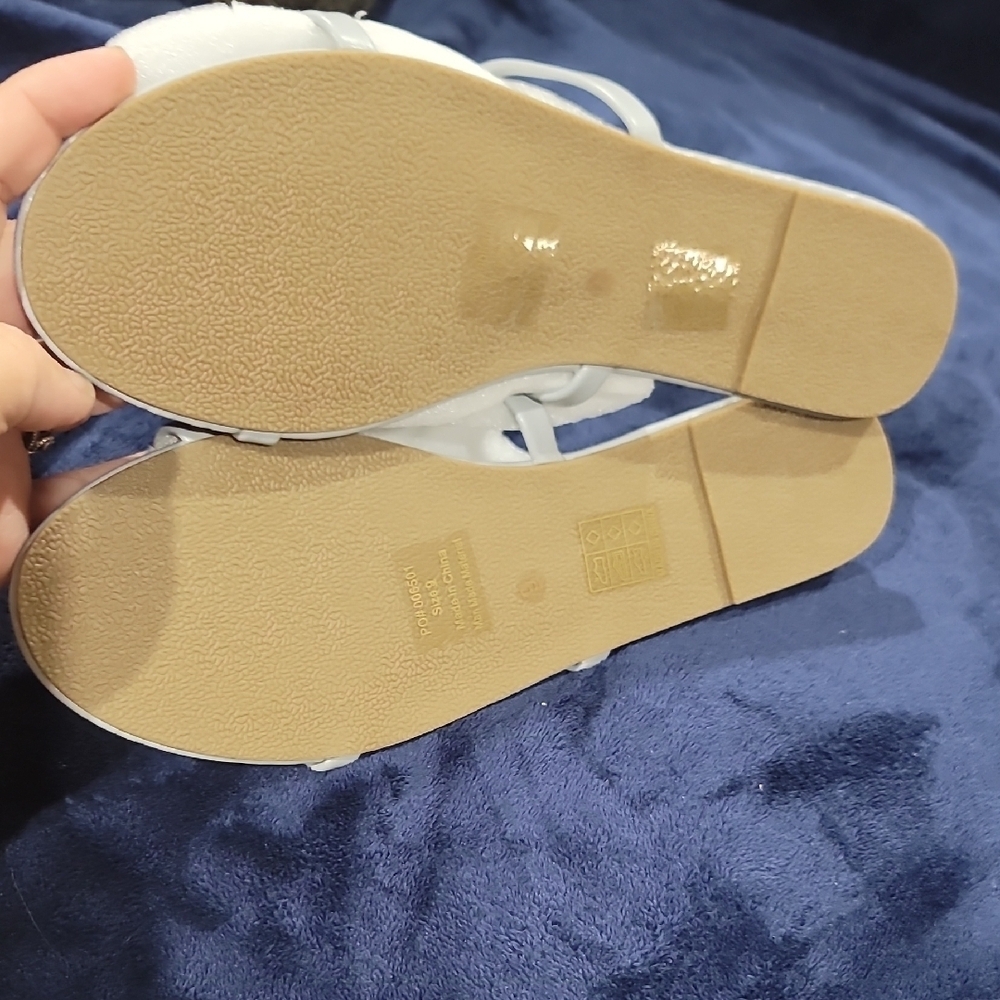 Journee Collection Adyrae Blue Grey Women's Sandals NIB - Picture 6 of 6